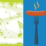 music and food