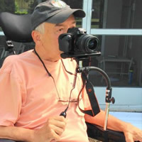 Alzo wheelchair camera mount