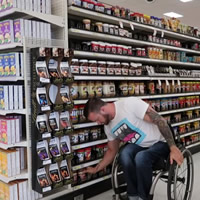 Shopping in a Wheelchair